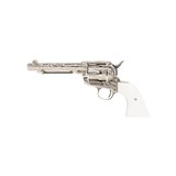 Engraved Colt Single Action Army Revolver - 2 of 11