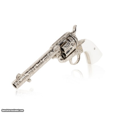 Engraved Colt Single Action Army Revolver