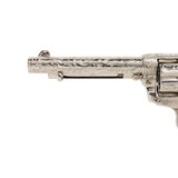 Engraved Colt Single Action Army Revolver - 6 of 11