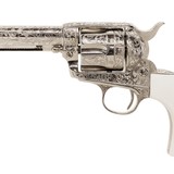 Engraved Colt Single Action Army Revolver - 5 of 11