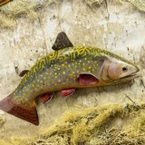 Paul Harrison Carved and Painted Trout Wall Hanging - 2 of 5