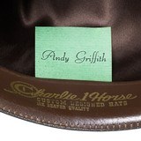 Andy Griffith's Custom Beaver Charlie One Horse Hat - 4 of 7