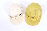 Two Japanese or Asian Military Hats