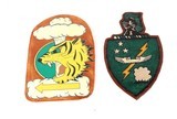 Two Vintage Leather Military Patches - 1 of 3