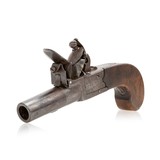 H.W. Mortimer Flintlock Boxlock Pistol - 1 of 8