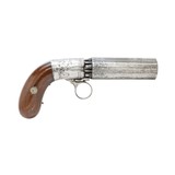 Blunt & Syms Under-Hammer Percussion Pepperbox Pistol - 3 of 8