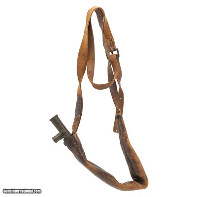 Vintage Civil War Leather Shot Pouch