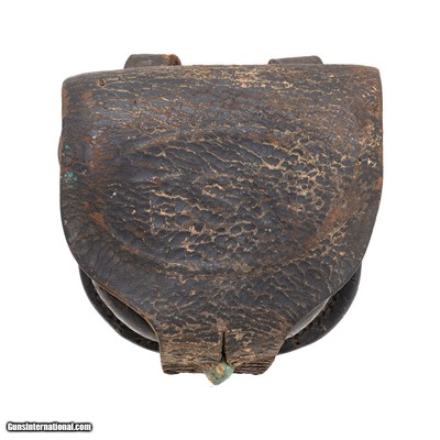 Union Civil War Leather Cap Pouch