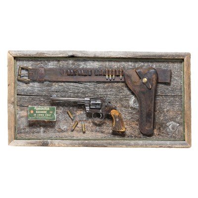 Navy Model Colt in Shadowbox