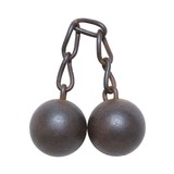 Revolutionary War Era Naval Cannon Bar Shot - 1 of 4