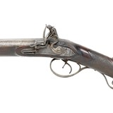 English Double Barrel Flintlock Fowler Shotgun - 5 of 13