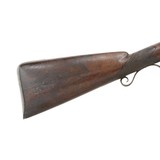 English Double Barrel Flintlock Fowler Shotgun - 8 of 13