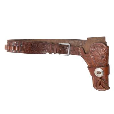 George Lawrence Leather Gun Rig - Image 1 of 8