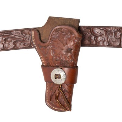 George Lawrence Leather Gun Rig - Image 4 of 8