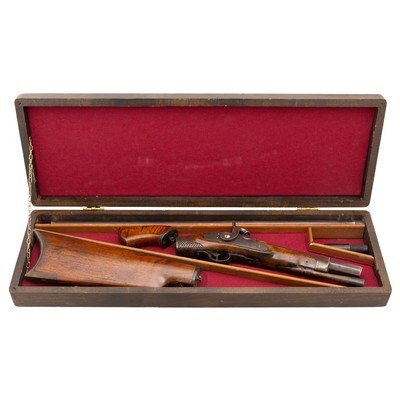 Cased European Percussion Gun Cane - Image 1 of 14