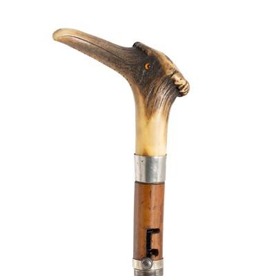 Brevett Percussion Pistol Cane - Image 3 of 8