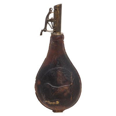 A & M Flask & Cap Co. Black Powder Flask - Image 2 of 7