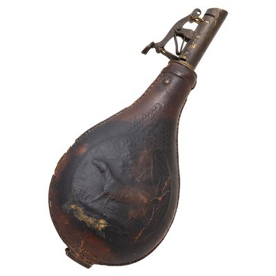 A & M Flask & Cap Co. Black Powder Flask - Image 1 of 7