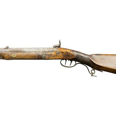 Antique Half Stock Percussion Rifle - Image 4 of 9