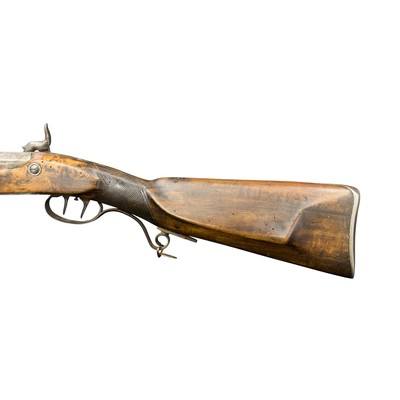 Antique Half Stock Percussion Rifle - Image 3 of 9