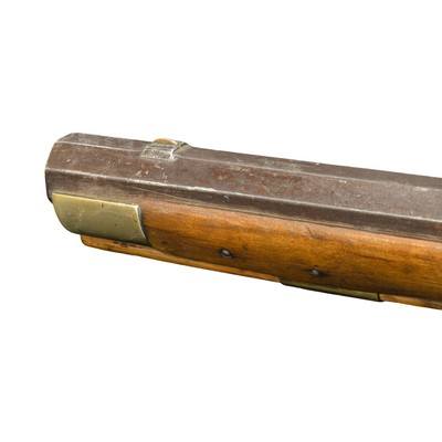 Antique Full Stock Percussion Long Rifle - Image 7 of 15
