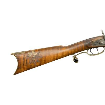 Antique Full Stock Percussion Long Rifle - Image 8 of 15