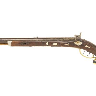 Antique Half-Stock Percussion Plains Rifle - Image 5 of 16