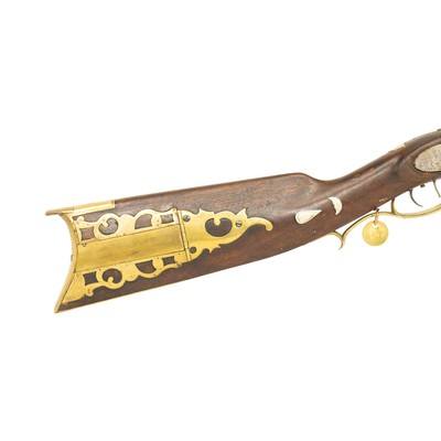 Antique Half-Stock Percussion Plains Rifle - Image 7 of 16