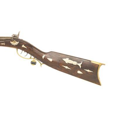 Antique Half-Stock Percussion Plains Rifle - Image 4 of 16