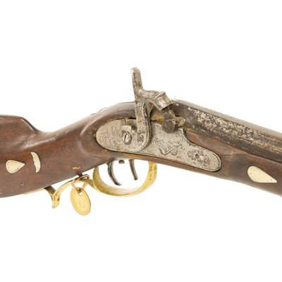 Antique Half-Stock Percussion Plains Rifle - Image 11 of 16