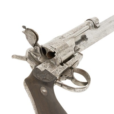 European Double Action Pinfire Sword Revolver - Image 8 of 9