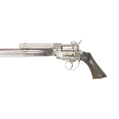 European Double Action Pinfire Sword Revolver - Image 4 of 9