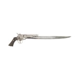 European Double Action Pinfire Sword Revolver - Image 3 of 9