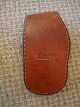 Fine hand made matched leather Holster and belt.FitsS&W 38 special & holds 24 rounds ofamo. - 3 of 6