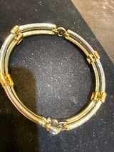 Baraka Choker necklace 18kt 90.9 Grams or 58.4 DWT -( Styled like Bvlgari, also Italy) Fire sale price. 13 3/4" long. All 18kt.gold - 4 of 6