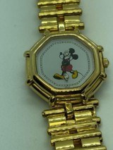 Gerald Genta Mickey Mouse watch RARE as it is all 18kt. Gold both watch and band in Mint condition - 5 of 5