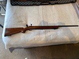 Winchester 22LR Target Model 75 bolt action rifle has a 28”barrel mounted with a rear Redfield sight. Gun is in
Mint condition - 5 of 15
