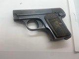 FN Belgium Baby Browning .25 ACP. Belgium proof marked. Original bluing is in very nice condition with no rust or pitting. S/N 903886 1957 model - 1 of 9