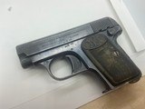 FN Belgium Baby Browning .25 ACP. Belgium proof marked. Original bluing is in very nice condition with no rust or pitting. S/N 903886 1957 model - 5 of 9