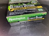9mm Remington Utimate Defense 124 Gr BJHP CHD9mmBN - 2 of 3