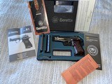 Beretta 85F All Nickel BRAND NEW Box, brush, papers, warranty, and extra Mag. Never Fired - 10 of 11