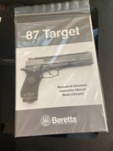 Beretta 87 Target
(not Cheetah or BB model) Rare to find. Used for one round only once.
LIKE NEW - 5 of 11