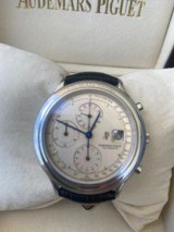Audemars Piguet Huitième chronograph Rare Stainless Steel model Box & Papers. Like new condition - 10 of 13