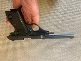 Beretta 71 22lg. Made in Italy. 6" barrel. Looks like it was never fired. 2 factory Mags. One is an extention See many pictures. - 15 of 15