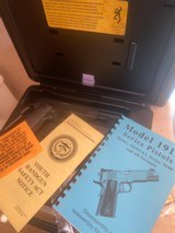 Browning Black Label 1911-380Bought 06/29/16 Used once fired only 25 rounds from each Magazine - 3 of 8