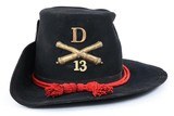 EXTREMELY RARE CIVIL WAR MODEL 1858 UNION ARTILLERY HARDEE HAT - 2 of 7