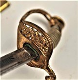 GORGEOUS 1852 U.S. NAVY  CIVIL WAR  ETCHED PRESENTATION GRADE  OFFICERS SABER BY HORSTMANN - 5 of 5
