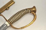 GORGEOUS 1852 U.S. NAVY  CIVIL WAR  ETCHED PRESENTATION GRADE  OFFICERS SABER BY HORSTMANN - 2 of 5