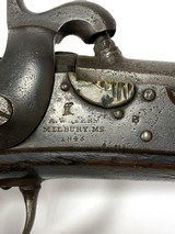 RARE ORIGINAL 1843 EXCELLENT MODEL 1836 CAVALRY PISTOL BY ASA WATERS - 3 of 13