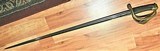 BEAUTIFUL OFFICERS SWORD W/ GETTYSBURG BACKGROUND - 1 of 6